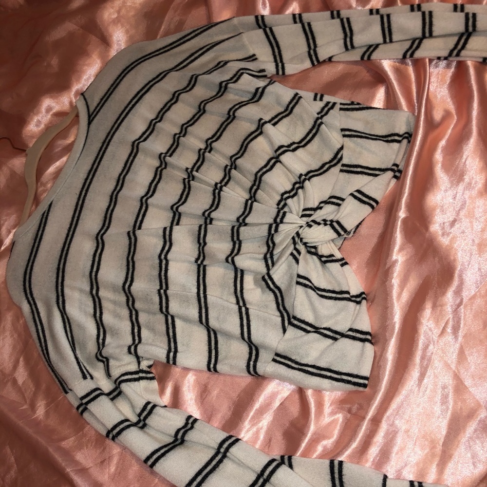 Striped long sleeve shirt
